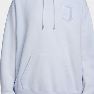 Jordan Women's Light Blue Pullover Hoodie with Raised 'J' Patch